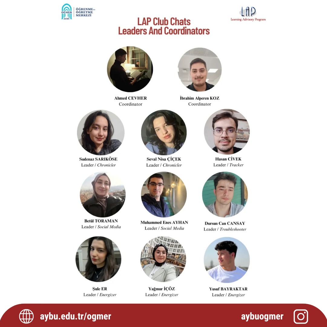 Meet our LAP Chat Leader & Coordinators