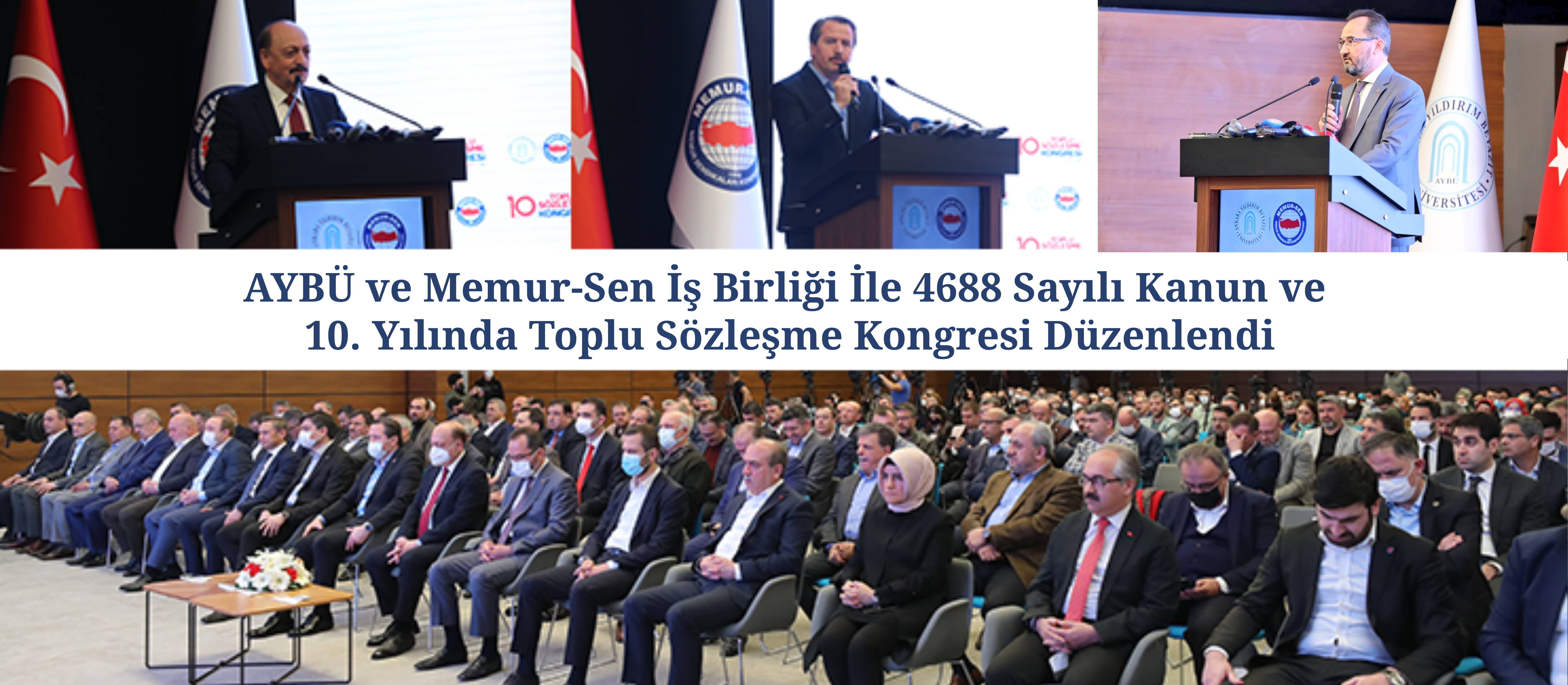 4688 Sayılı Kanun ve 10. Yılında Toplu Sözleşme Kongresi Düzenlendi