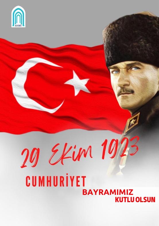 29 Ekim Cumhuriyet Bayramımız Kutlu olsun