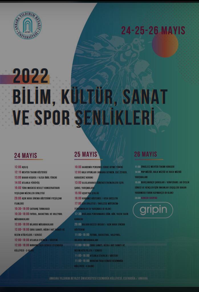 2022 Bilim, Kültür, Sanat ve Spor Şenlikleri