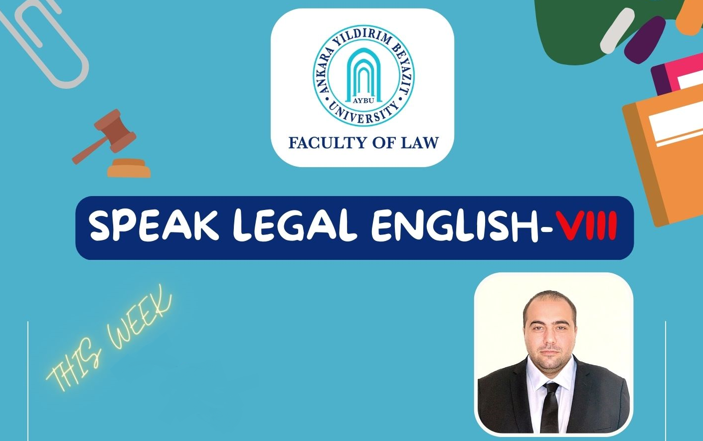 The last session of the event titled as “Speak Legal English” is done.