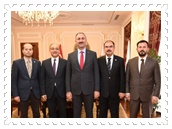 Üniversitemizden T.C. Adalet Bakanı Sn. Abdulhamit Gül’e Ziyaret