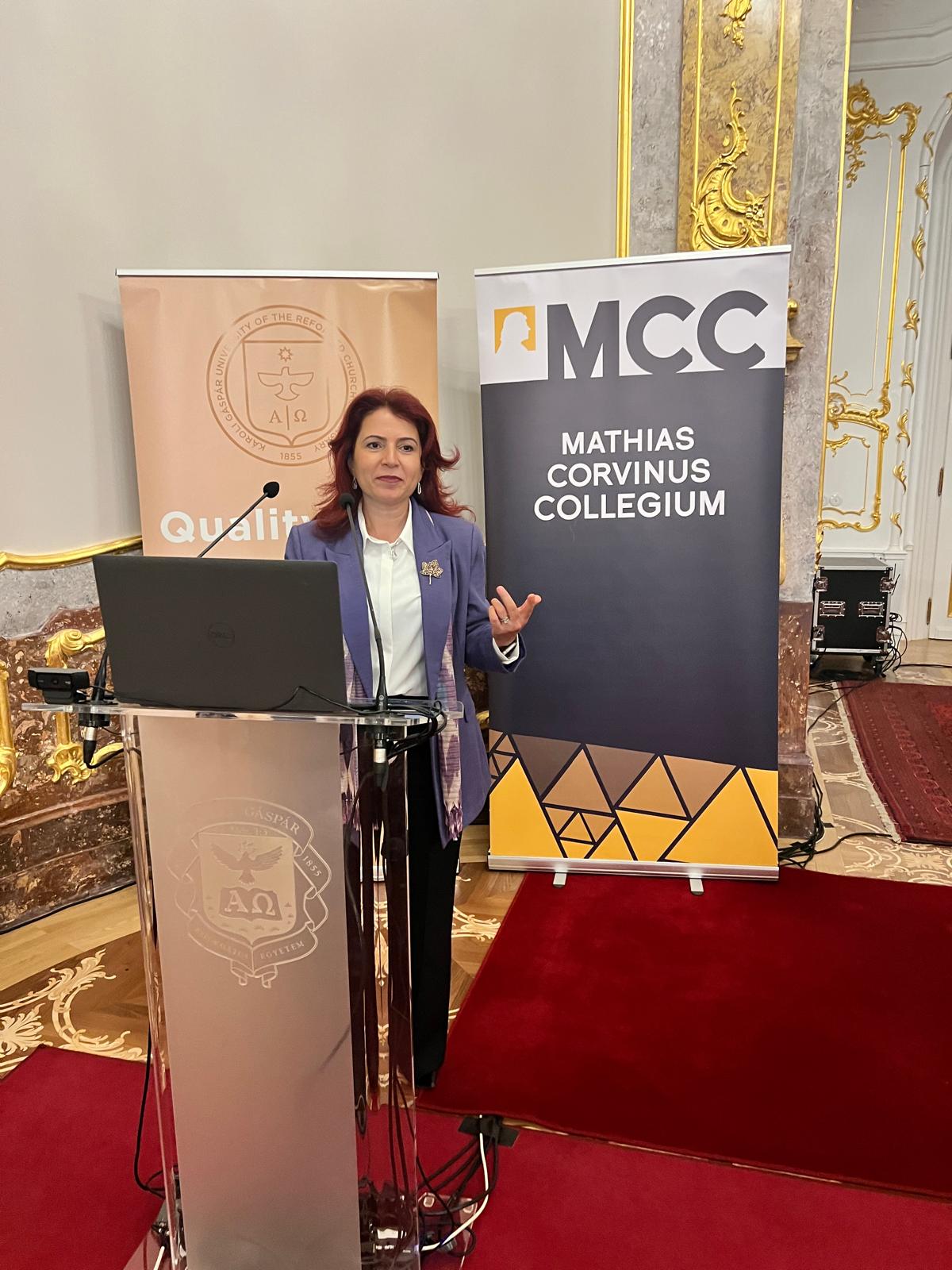 Dekanımız Prof. Dr. Neslihan Karataş Durmuş Budapeşte’de Düzenlenen Uluslararası Sempozyumda Avrupa Birliğinin Sınırda Karbon Düzenleme Mekanizması (CBAM Rejimi) Karşısında Türkiye’nin Vergisel Uyum Süreci başlıklı tebliğ sunmuştur. 