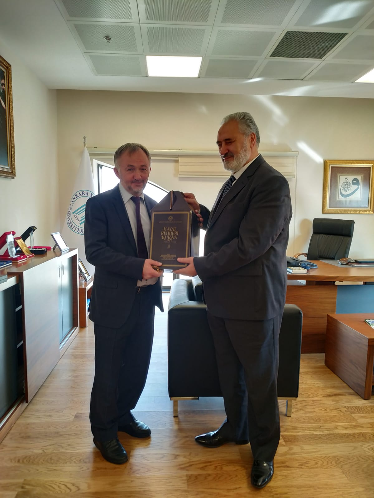 Ankara İl Müftüsünden Dekanlığa Ziyaret 