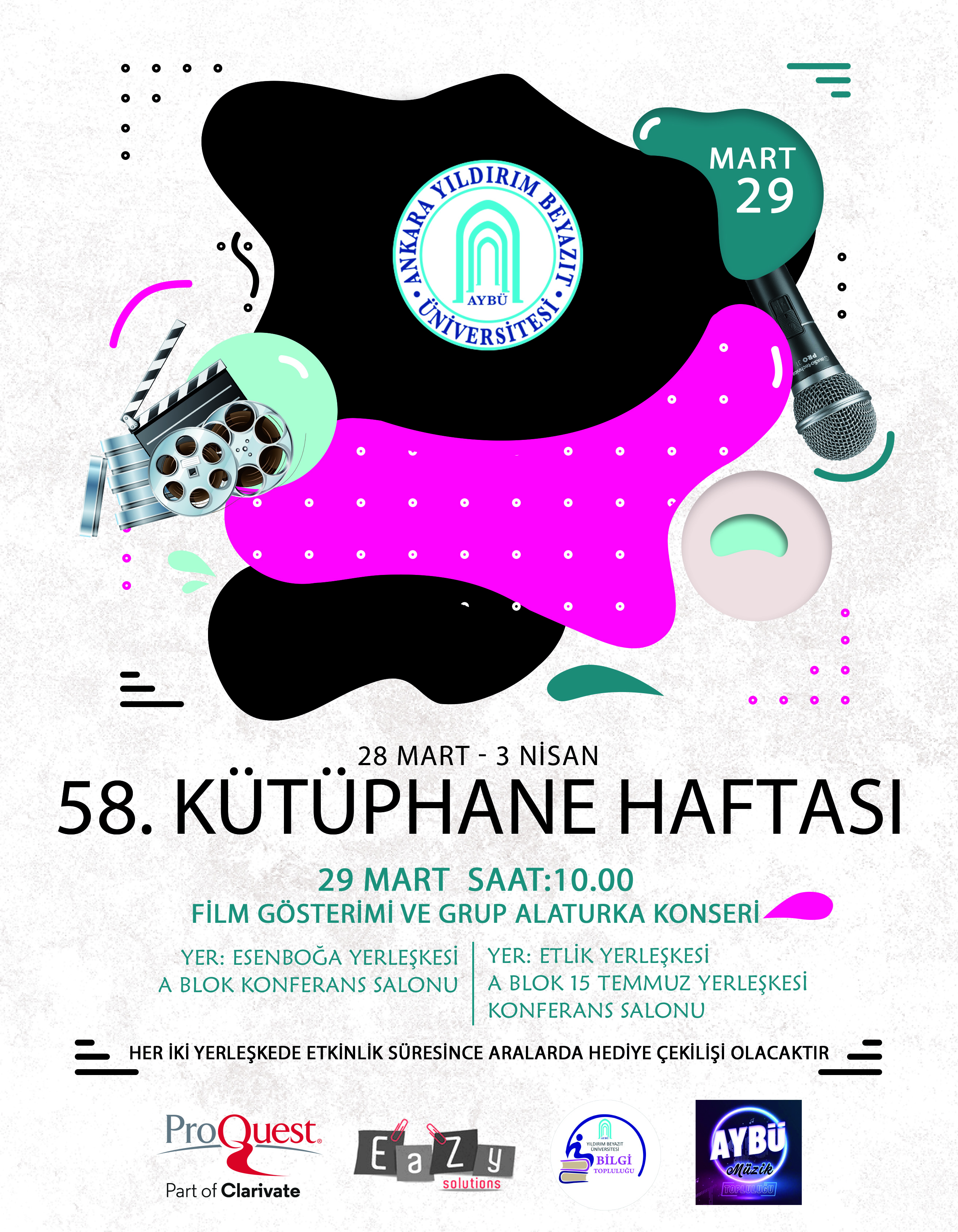 Sn. Rektörümüzün 58. Kütüphane Haftası Mesajı