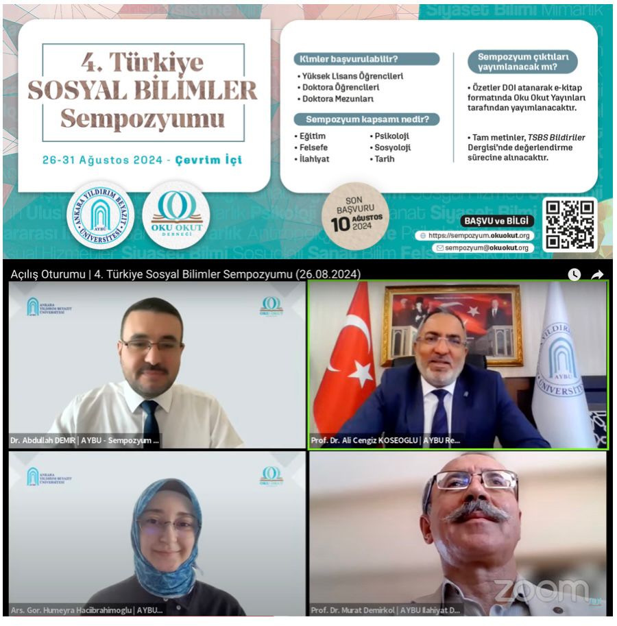 4. Türkiye Sosyal Bilimler Sempozyumu Başarıyla Tamamlandı