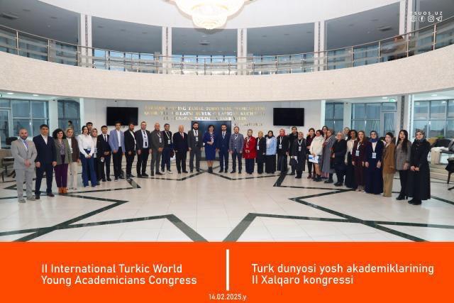 10-15 Şubat 2025’te Özbekistan’ın Taşkent şehrinde düzenlenen, T.C. Cumhurbaşkanlığı İletişim Başkanlığı, TİKA ve Üniversitemizin de paydaş olduğu, II. Uluslararası Türk Dünyası Genç Akademisyenler Kongresi’ne Katılım Sağlandı.