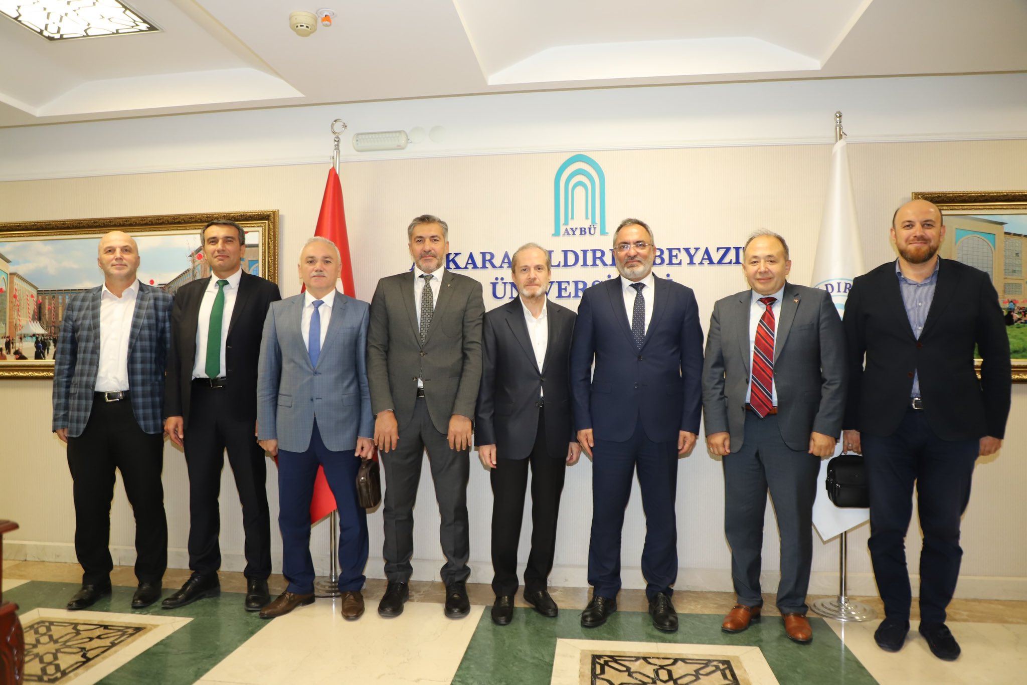 YÖK Denetleme Kurulu Üyelerinden Rektörümüze Ziyaret