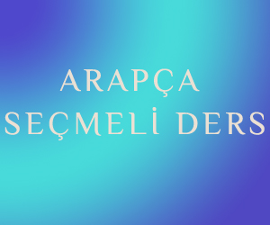  ARAPÇA SEÇMELİ DERS