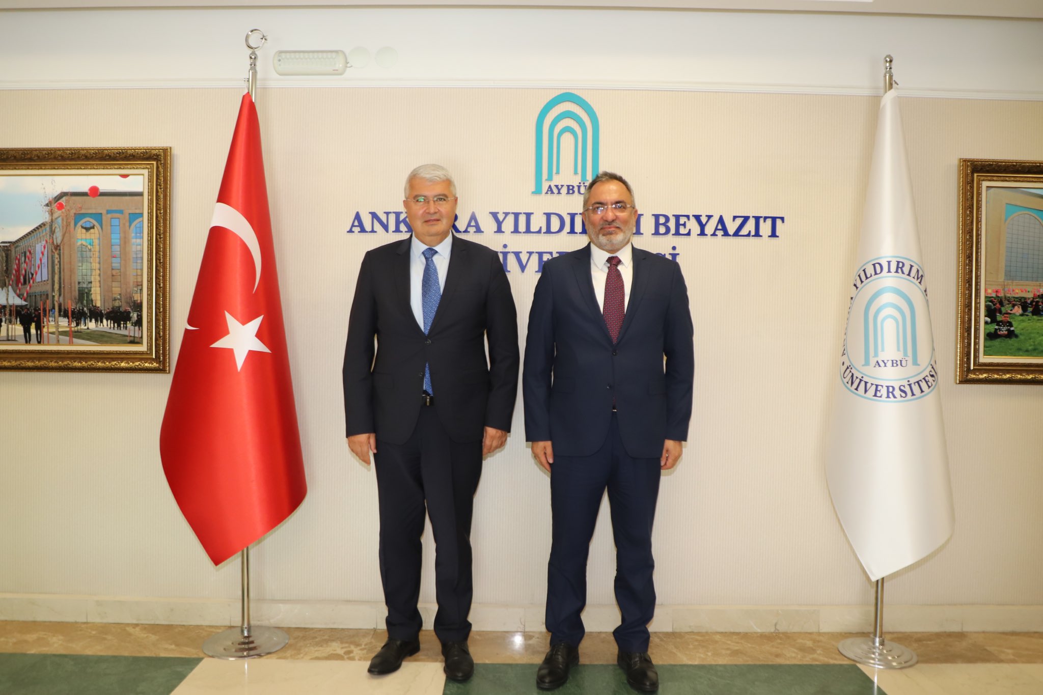 Milli Savunma Üniversitesi Kara Harp Okulundan Rektörümüze Ziyaret