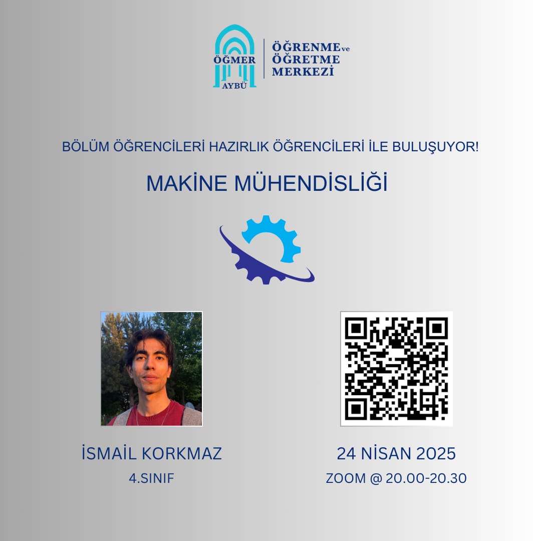 Makine Mühendisliği Bölümü ve Hazırlık Öğrencileri Buluşuyor!	