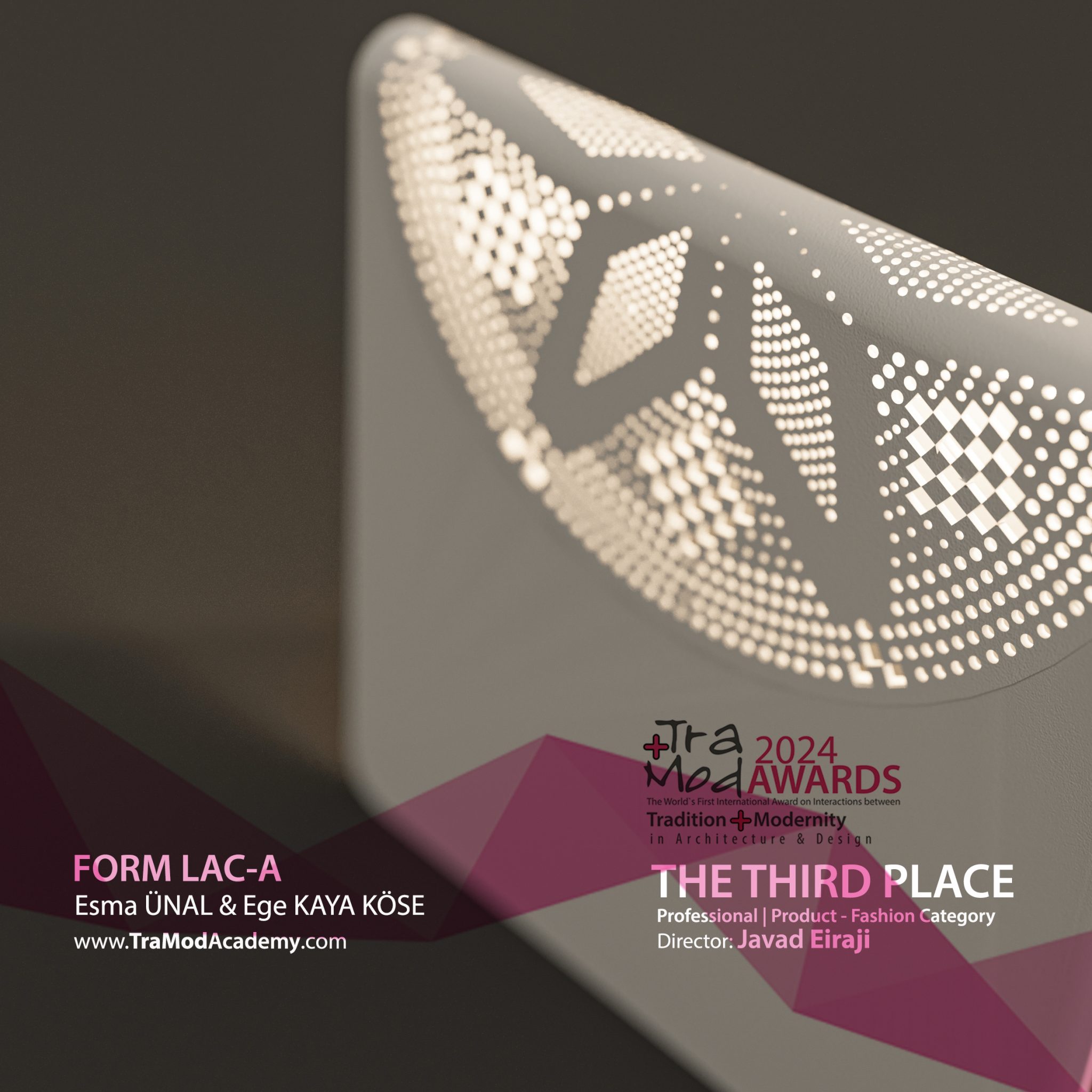 Dr. Öğr. Üyesi Ege Kaya Köse’ye TraMod AWARDS 2024’te “Professional | Product-Fashion” Kategorisinde Uluslararası Ödül