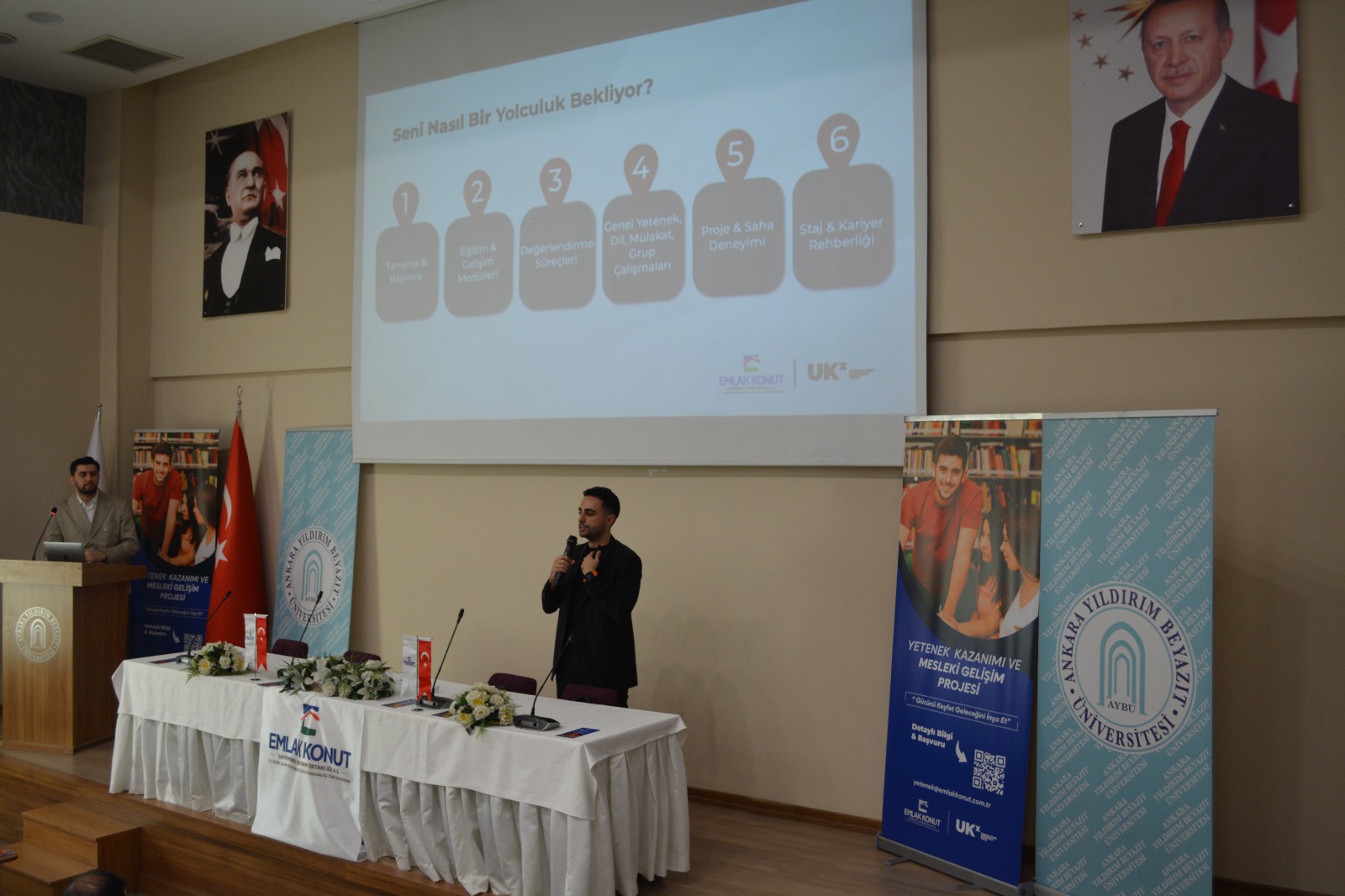 AYBÜ’de “Emlak Konut Genç Yetenek Kazanımı ve Mesleki Gelişim Projesi” Tanıtıldı