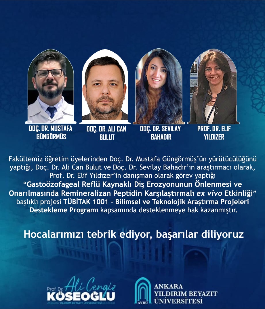 Fakültemizin TÜBİTAK 1001 Başarısı