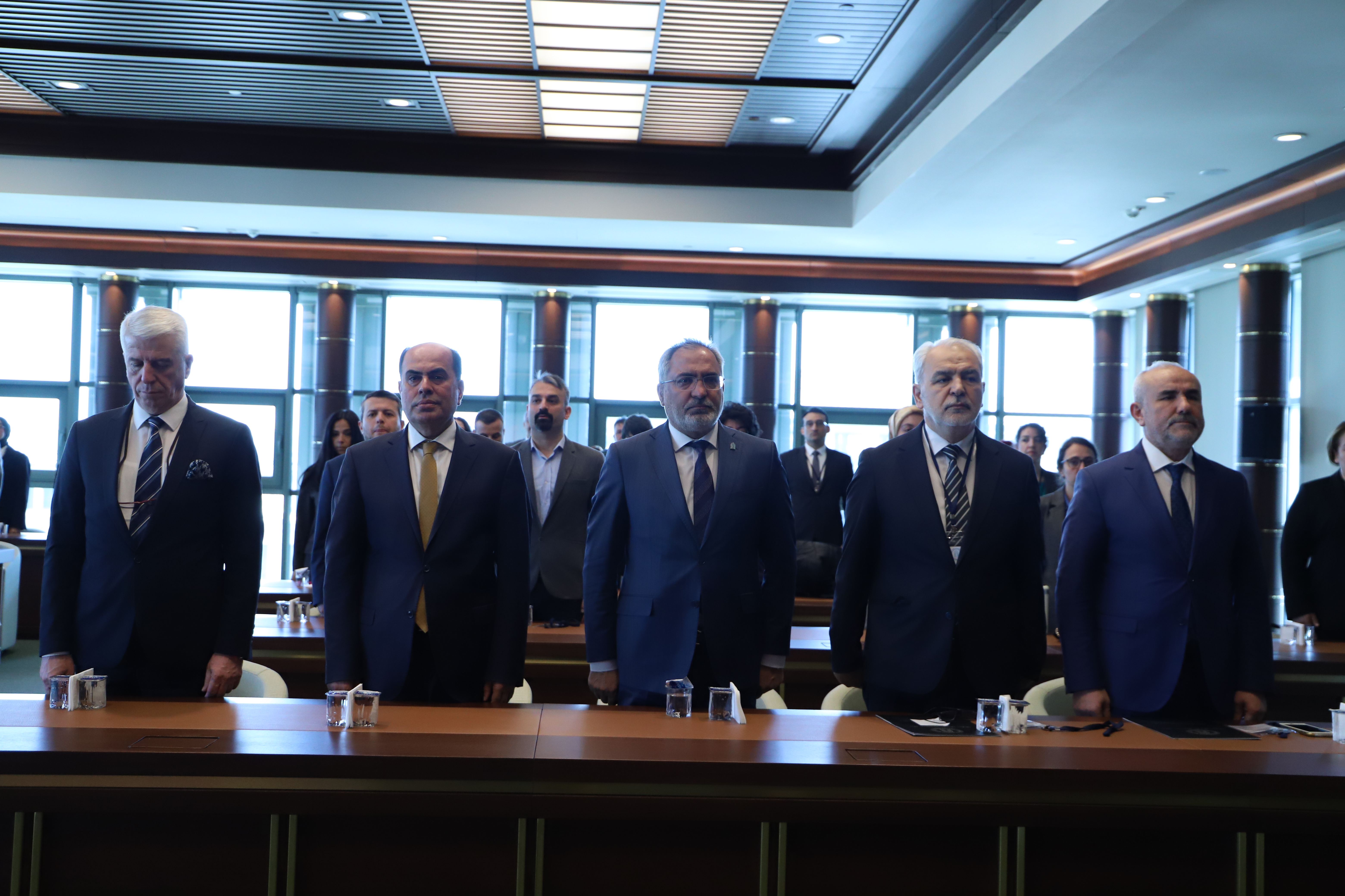 61. Kütüphane Haftası kapsamında Başkanlığımız ve Bilgi Belge Yönetimi Bölümü işbirliğiyle düzenlenen Dijital Çağda Üreten Üniversite Kütüphaneleri: Sorunlar ve Çözüm Önerileri Çalıştayı Cumhurbaşkanlığı Millet Kütüphanesinde gerçekleştirilmiştir. 