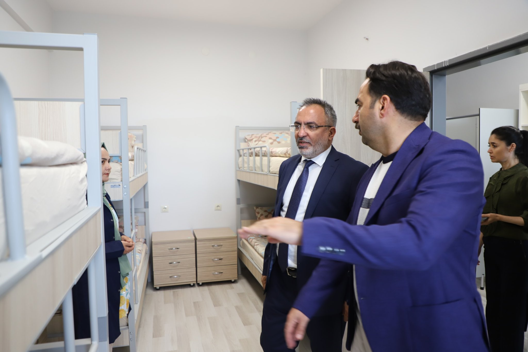 Rektörümüz Prof. Dr. Ali Cengiz KÖSEOĞLU, Rektör Yardımcılarımız, Ankara Gençlik Ve Spor İl Müdürü Mustafa ÇELİK İle Esenboğa Külliyesi KYK Yurtlarına Ziyaret