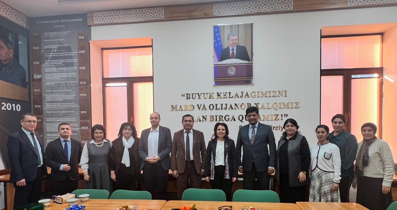 Dekanımız, Taşkent Devlet Hukuk Üniversitesi Özbek Dil ve Edebiyatı Bölümü’nü ziyaret etti.
