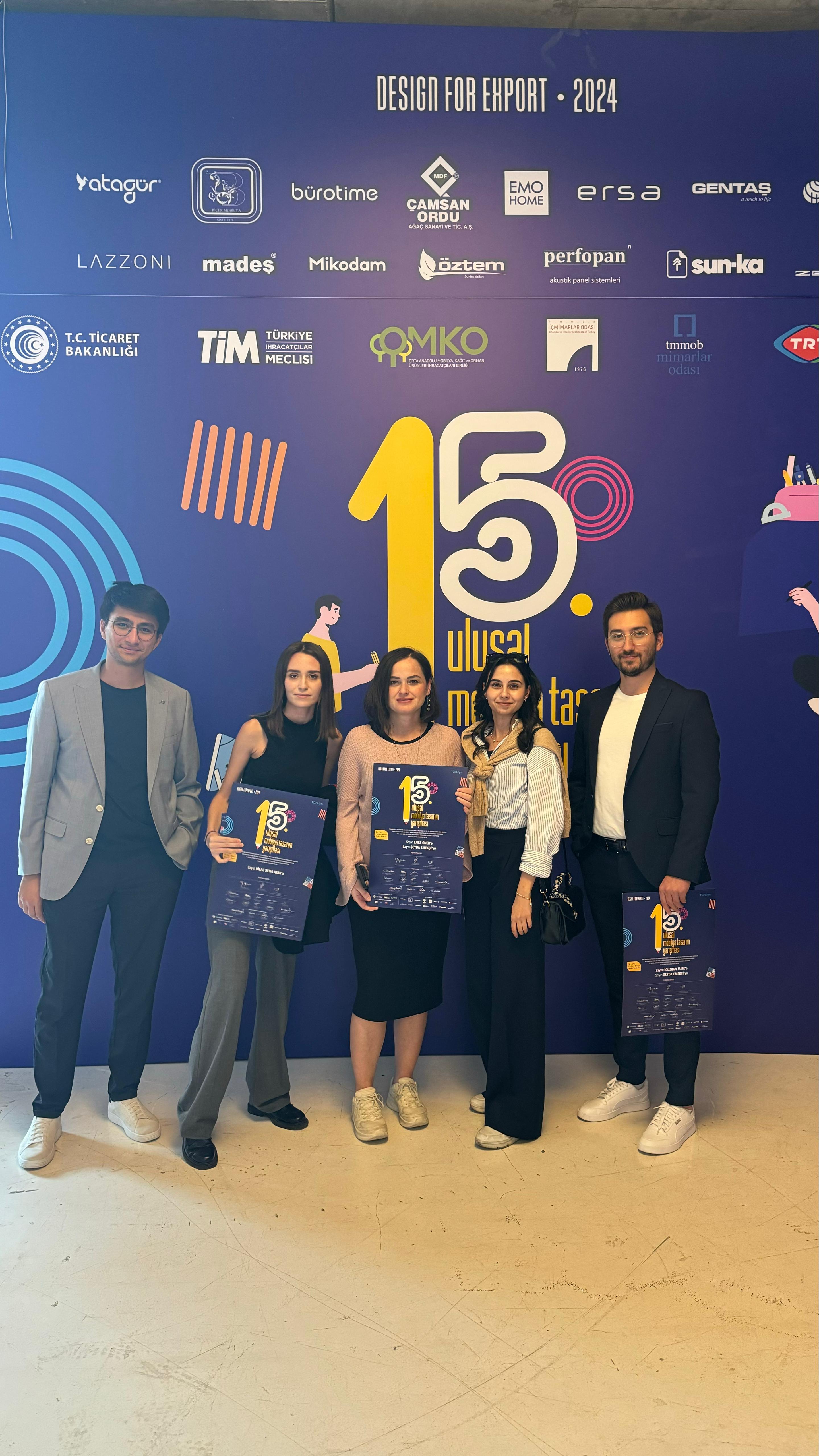 Yüksek Lisans Öğrencilerimiz 15. Ulusal Mobilya Tasarım Yarışması’nda Finalist Oldu!