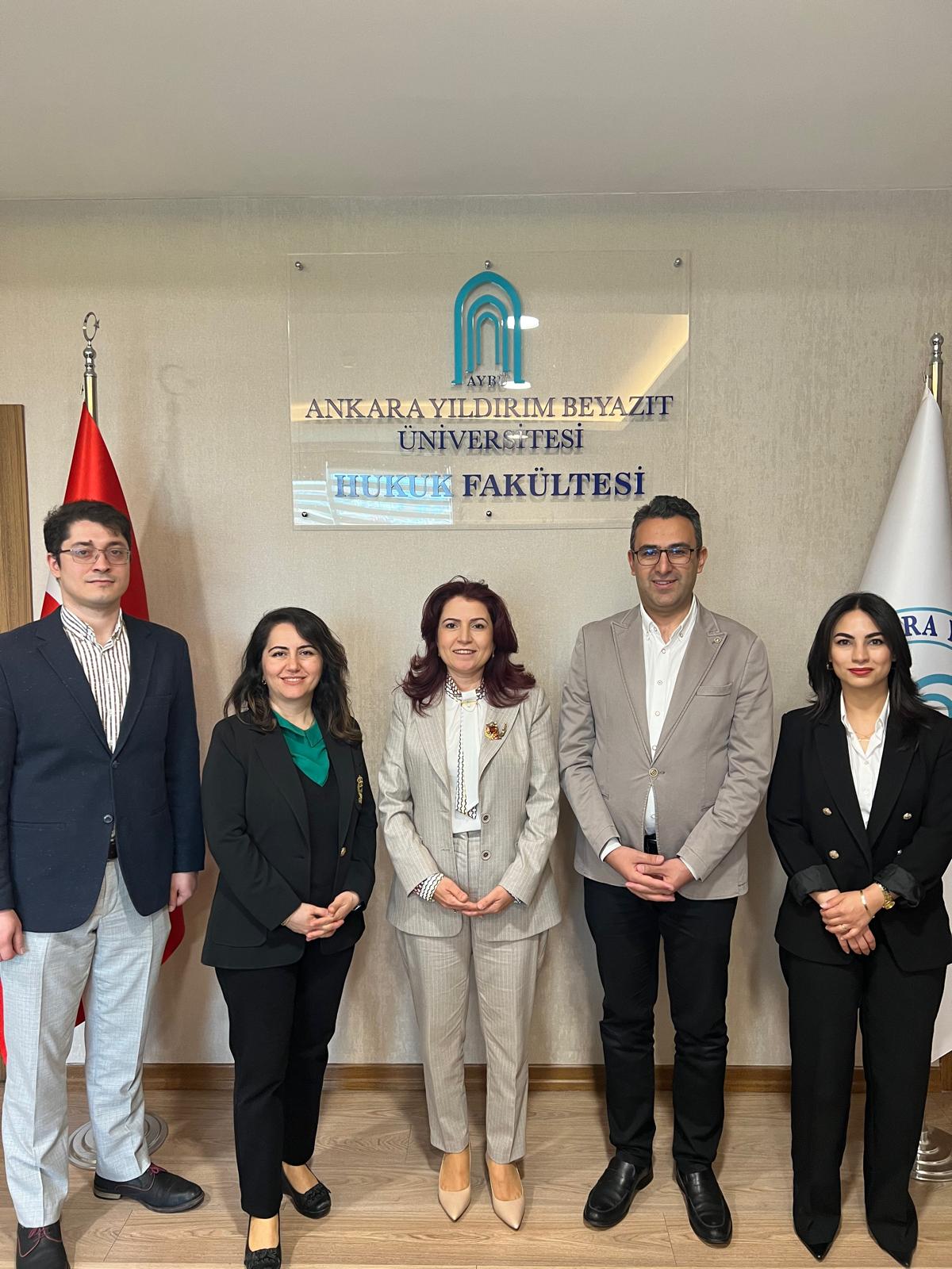 Ankara Hacı Bayram Veli Üniversitesi, Mali Hukuk Anabilim Dalı Öğretim Üyelerinden Dekanımıza Hayırlı Olsun Ziyareti 