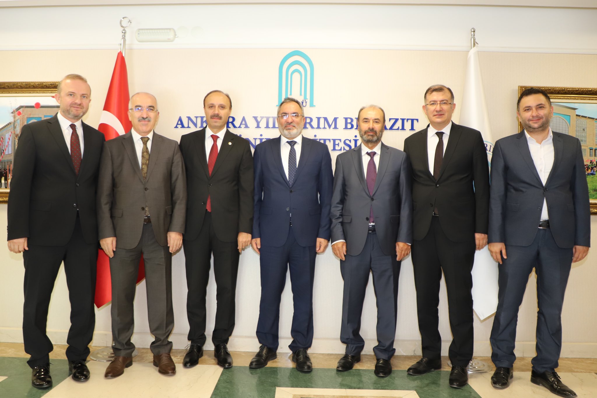 Sayıştay 7. Dairesi Üyelerinden Rektörümüze Ziyaret 