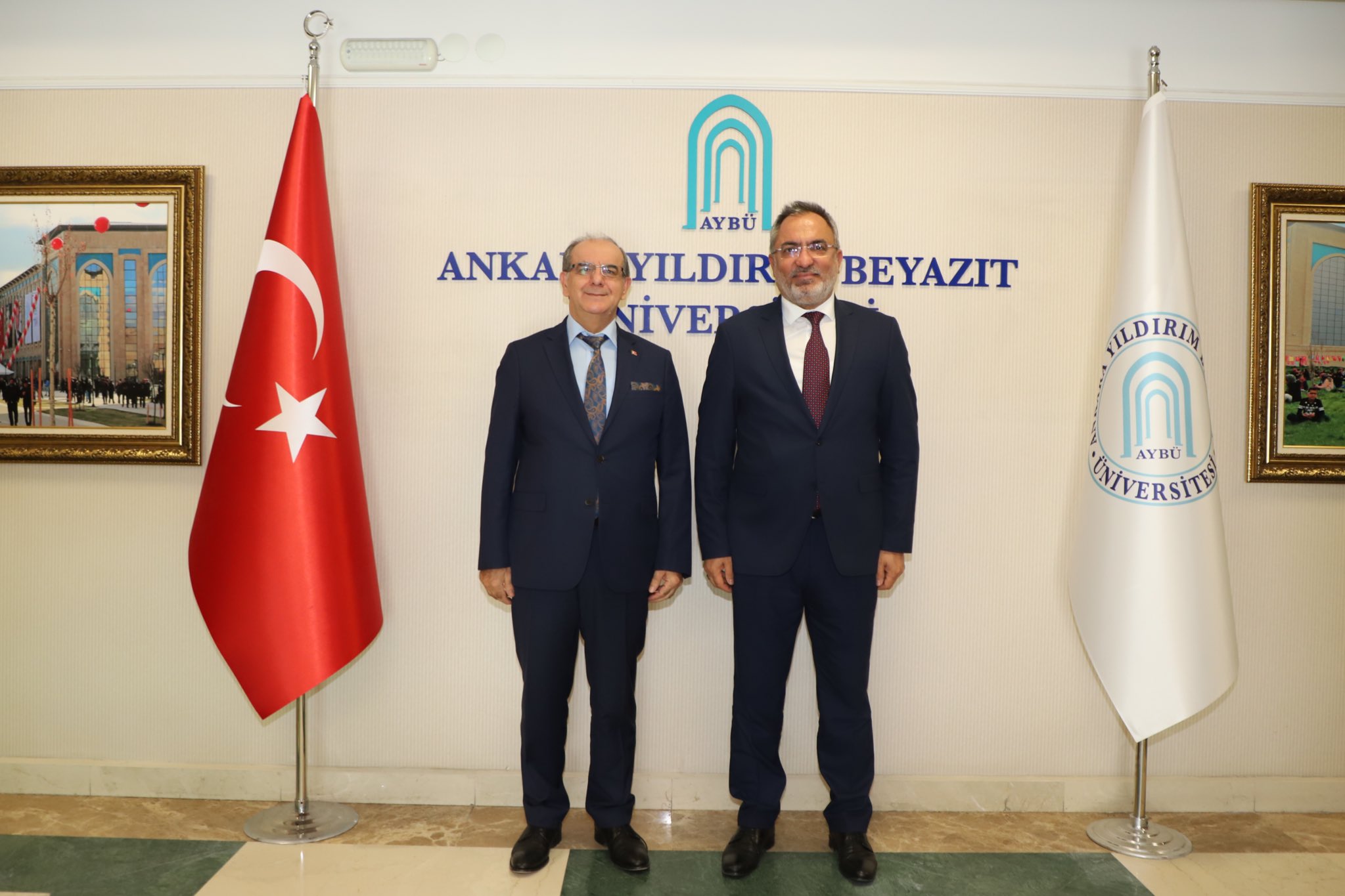 Danıştay ve YSK Üyesi Ali ÇOPUR'dan Rektörümüze Ziyaret