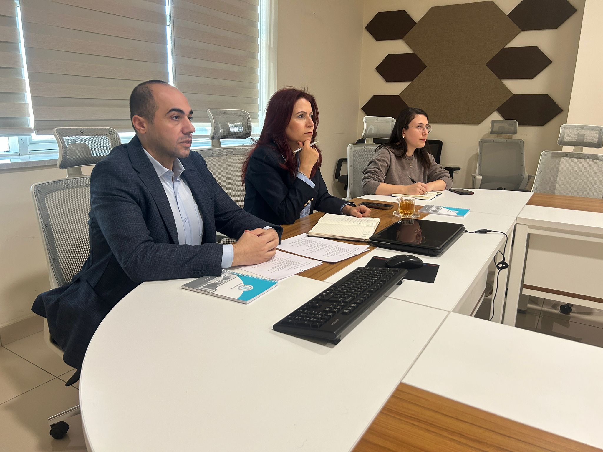 Academic Collaboration Meeting between AYBU and Tashkent State Law University.