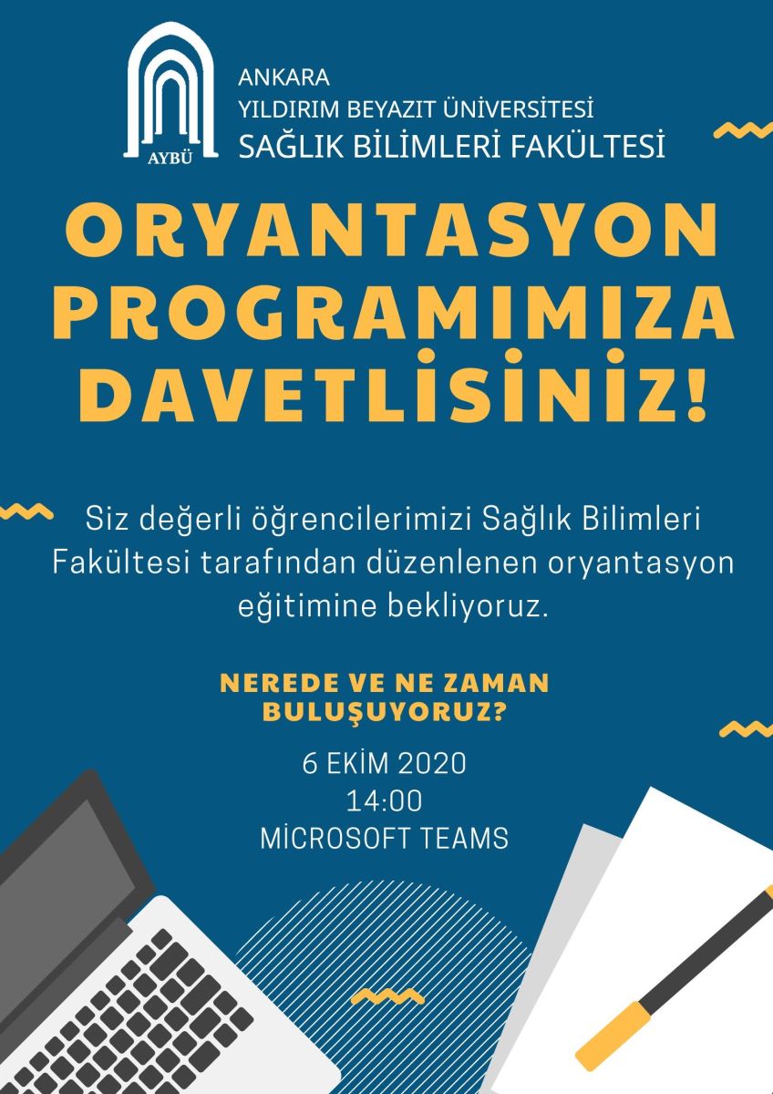 2020-2021 Eğitim Öğretim Yılı Uyum (Oryantasyon) Programı Gerçekleştirildi.