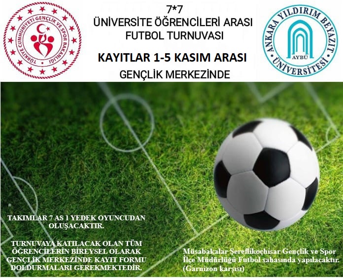 7*7 FUTBOL TURNUVASI BAŞLIYOR !