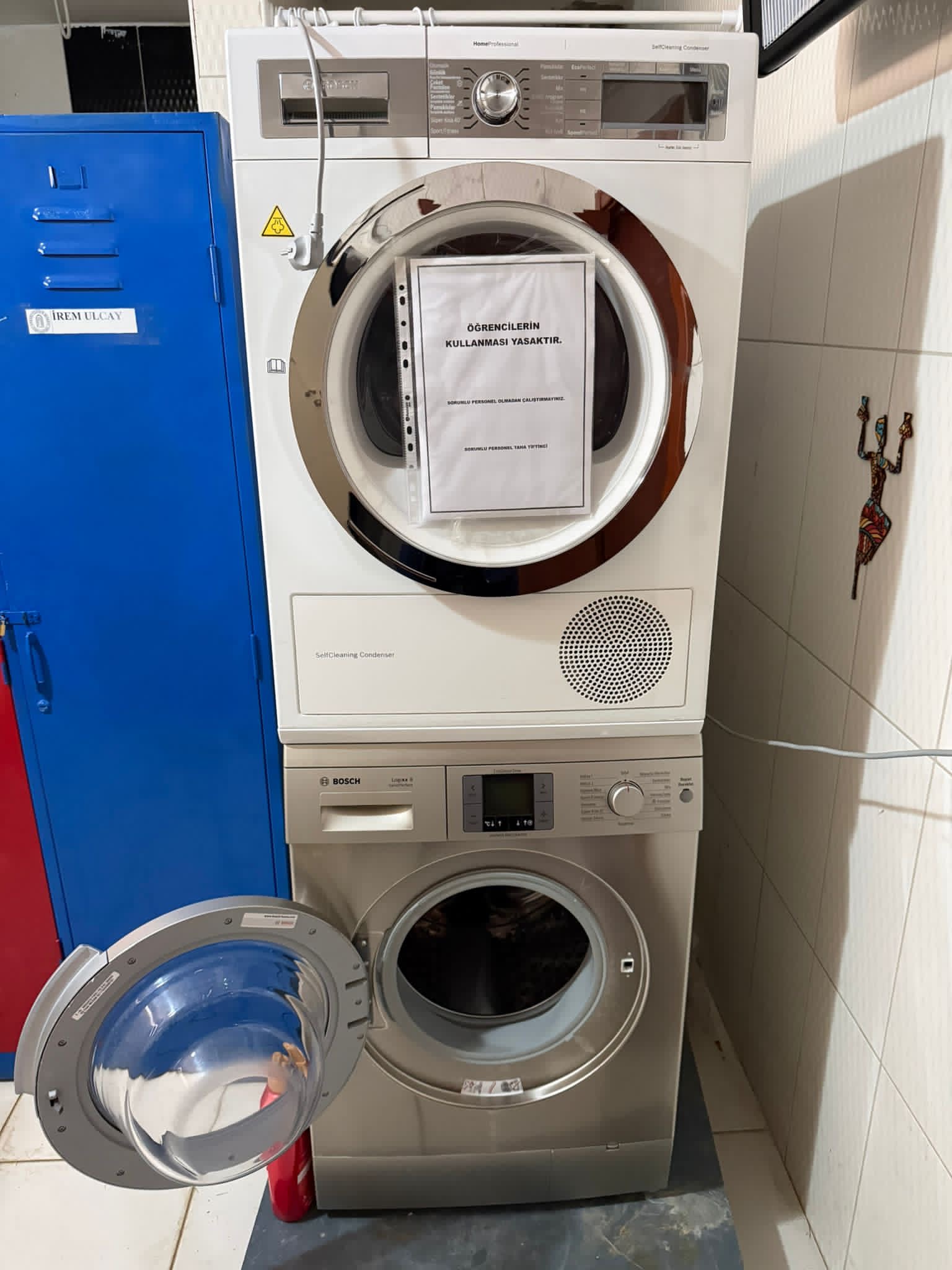 At Sağlığı İçin Çamaşır ve Kurutma Makineleri alınmıştır. 
