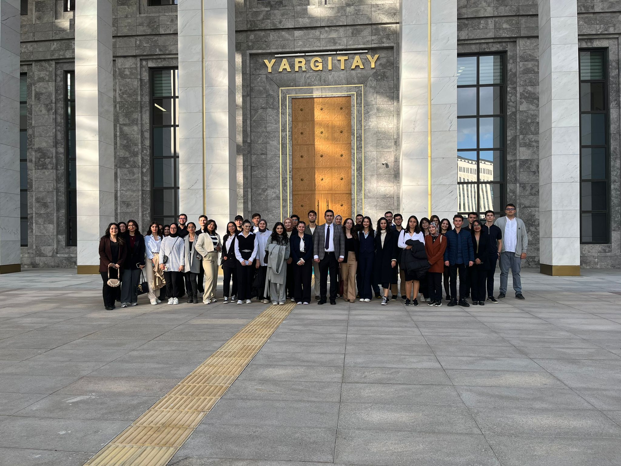 AYBU " Legal Practice Club" students, organised a trip with Res. Asst. Ömer Vehip ÖNEN to the Court of Cassation.