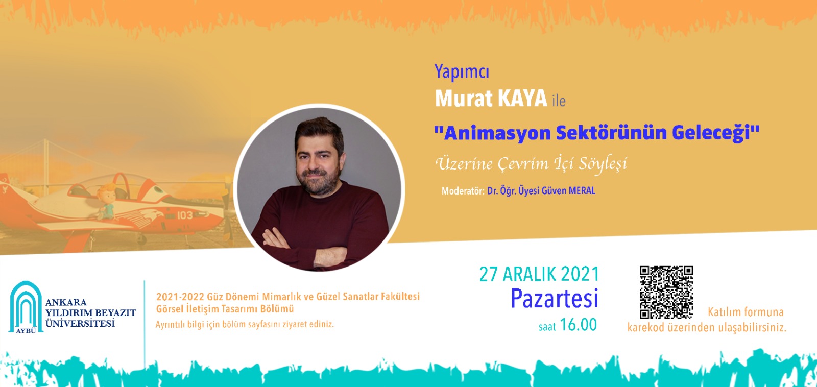 Yapımcı Murat Kaya ile Animasyon Sektörünün Geleceği Üzerine Çevrim İçi Söyleşi Gerçekleştirildi