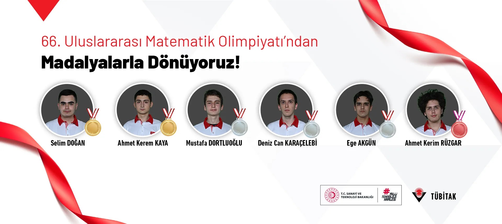 Türk Öğrencilerden 66. Uluslararası Matematik Olimpiyatlarda Madalya Yağmuru