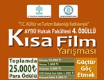 AYBÜ Hukuk Fakültesi 4. Ödüllü Kısa Film Yarışması Başvuruları Uzatıldı