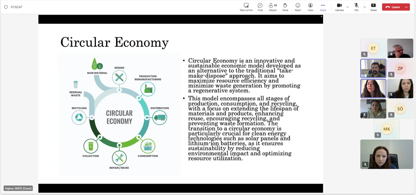 Award for the PhD Research of  Res. Asst. Yağmur Arıöz