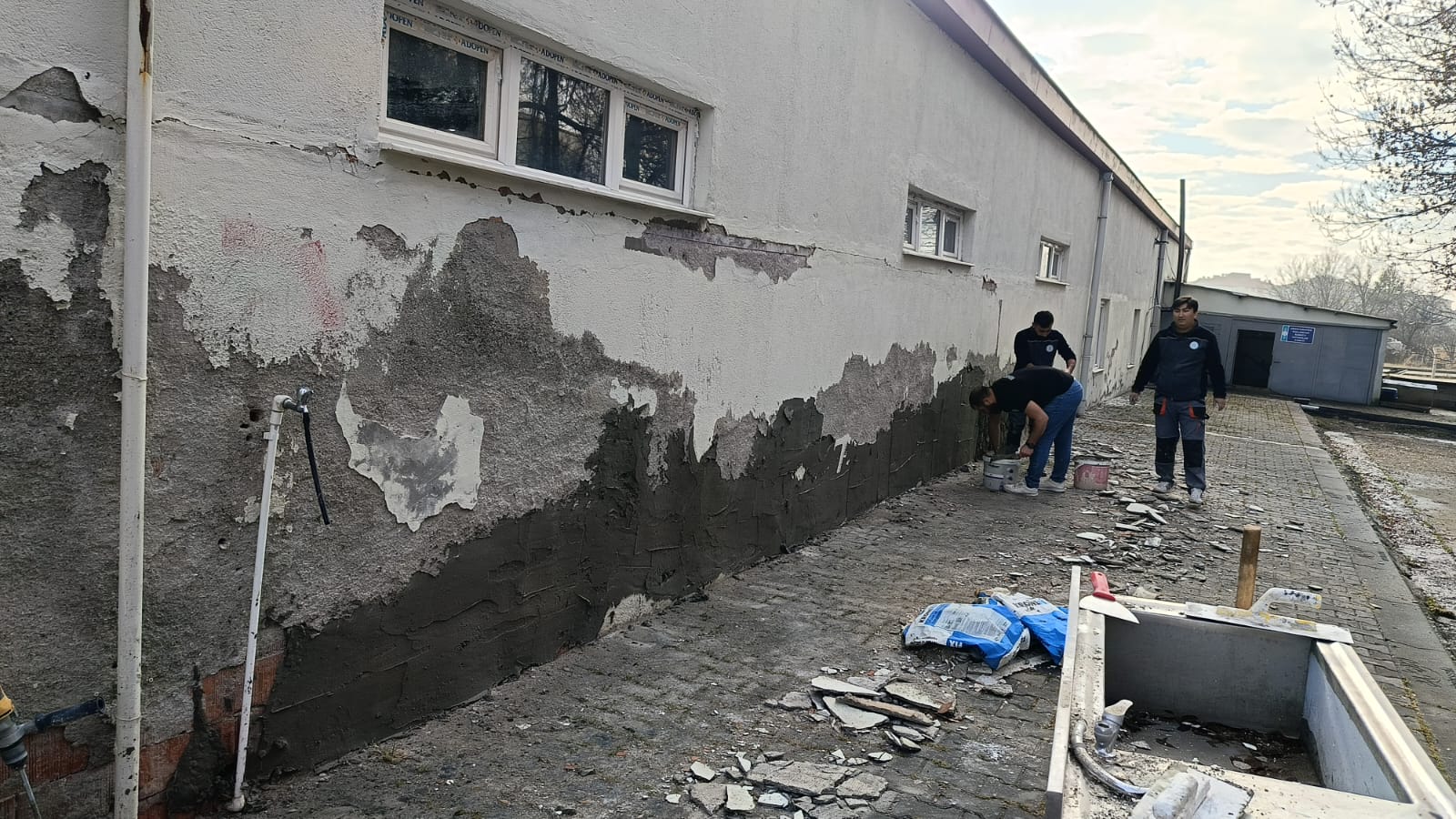 Merkezimizde Dış Cephe Tadilatı ve Bakımı Yapıldı