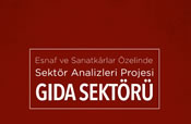 Üniversitemiz işbirliğinde Esnaf ve Sanatkârlar Özelinde Gıda Sektörü Analizleri Projesi Raporu