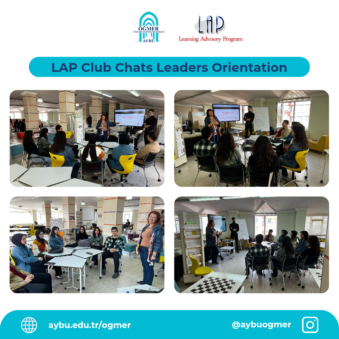LAP Club Chats Leaders Orientation