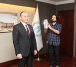 3 Boyutlu Yazıcı Kullanımı ile Bireysel Atel Üretimi Projesi Sayın Rektörümüze Tanıtıldı
