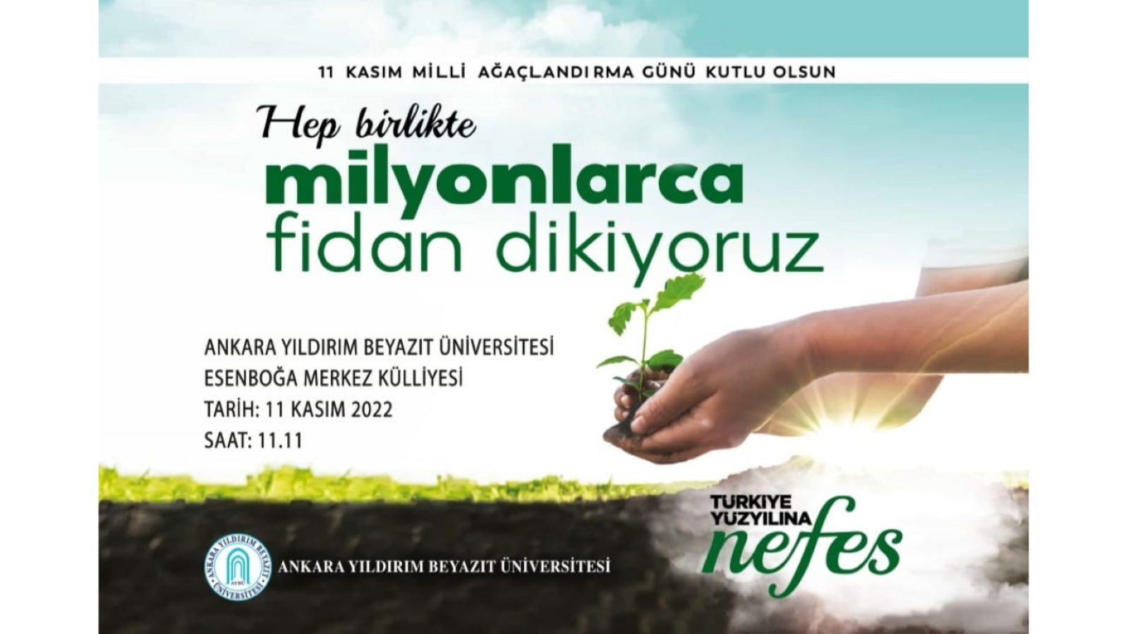 Hep Birlikte  Milyonlarca Fidan Dikiyoruz