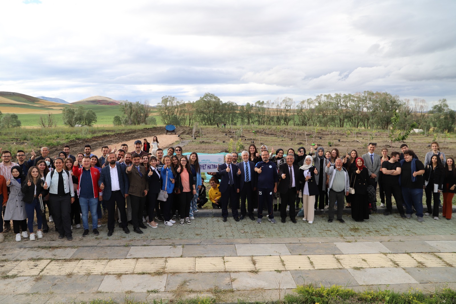 Tree Planting Event with Our High-Ranking Students in Our Faculty