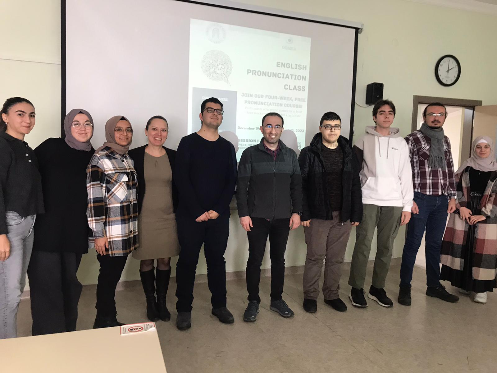 İngilizce Sesletim Kursu Tamamlandı