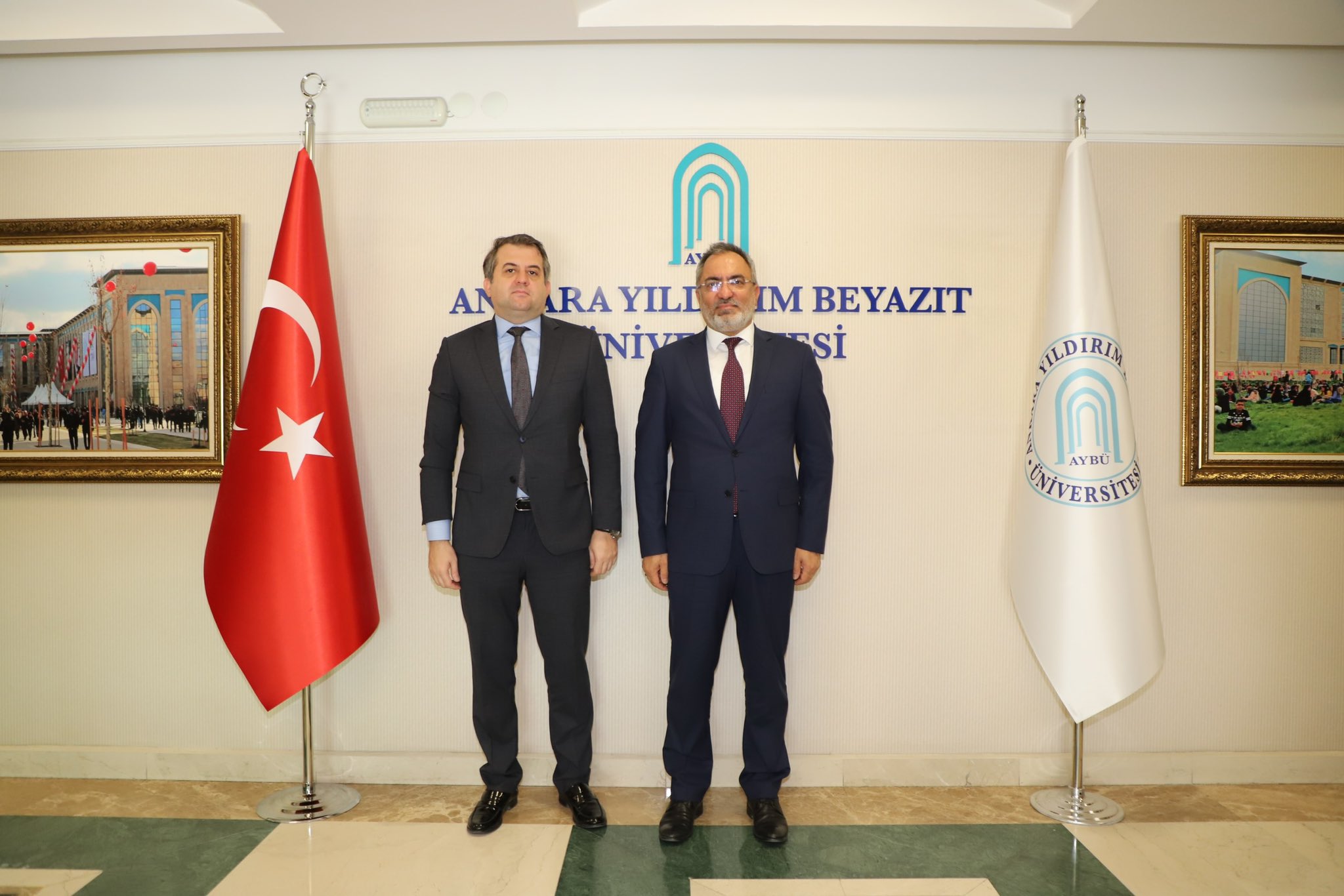 YÖK Denetleme Kurulu Başkanı Prof. Dr. Hamit Emrah BERİŞ'ten Rektörümüze Ziyaret 