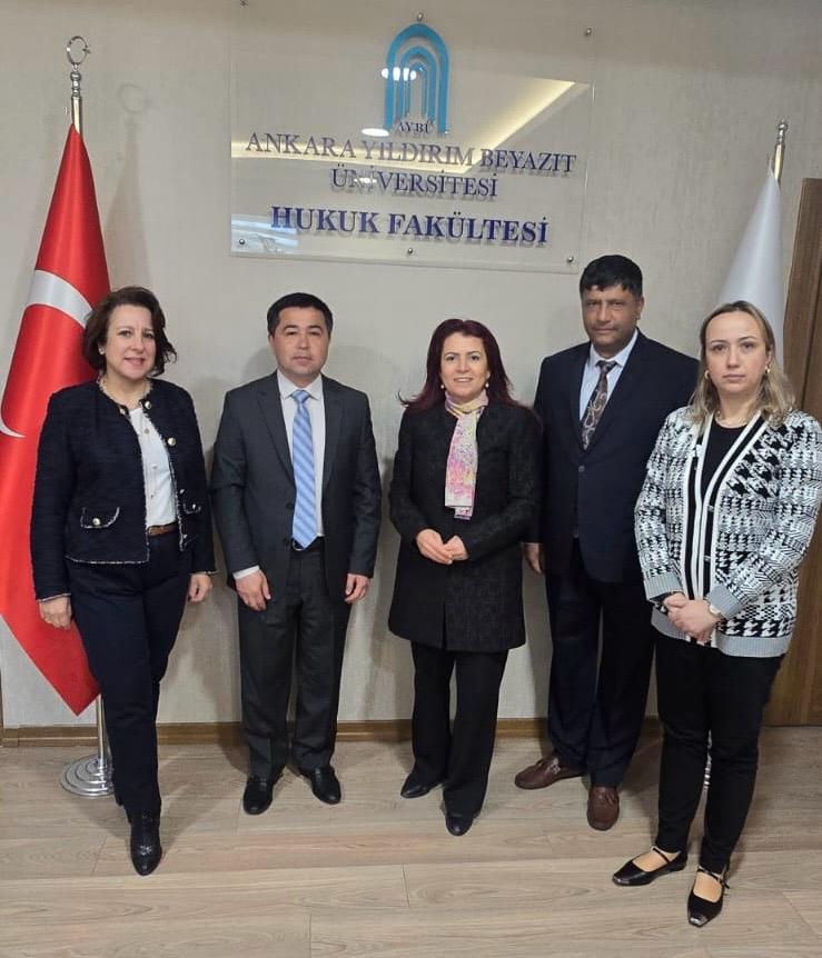 Taşkent Devlet Hukuk Üniversitesi’nden AYBÜ Hukuk Fakültesi’ne Akademik Ziyaret.