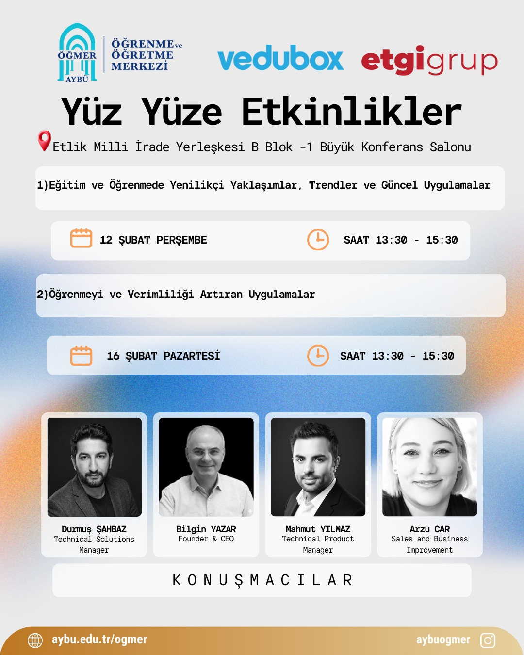 ÖĞMER’den Eğitim ve Öğrenmede Yenilikçi Yaklaşımlar Kapsamında Etkinlikler