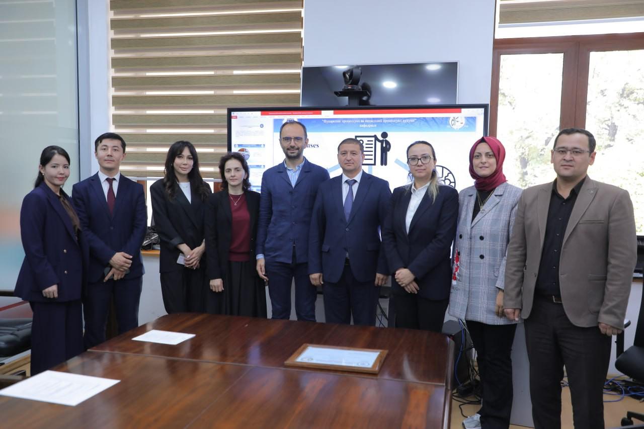 Our faculty members participated in academic activities at Tashkent State Law University within the scope of Erasmus KA171 programme teaching mobility.