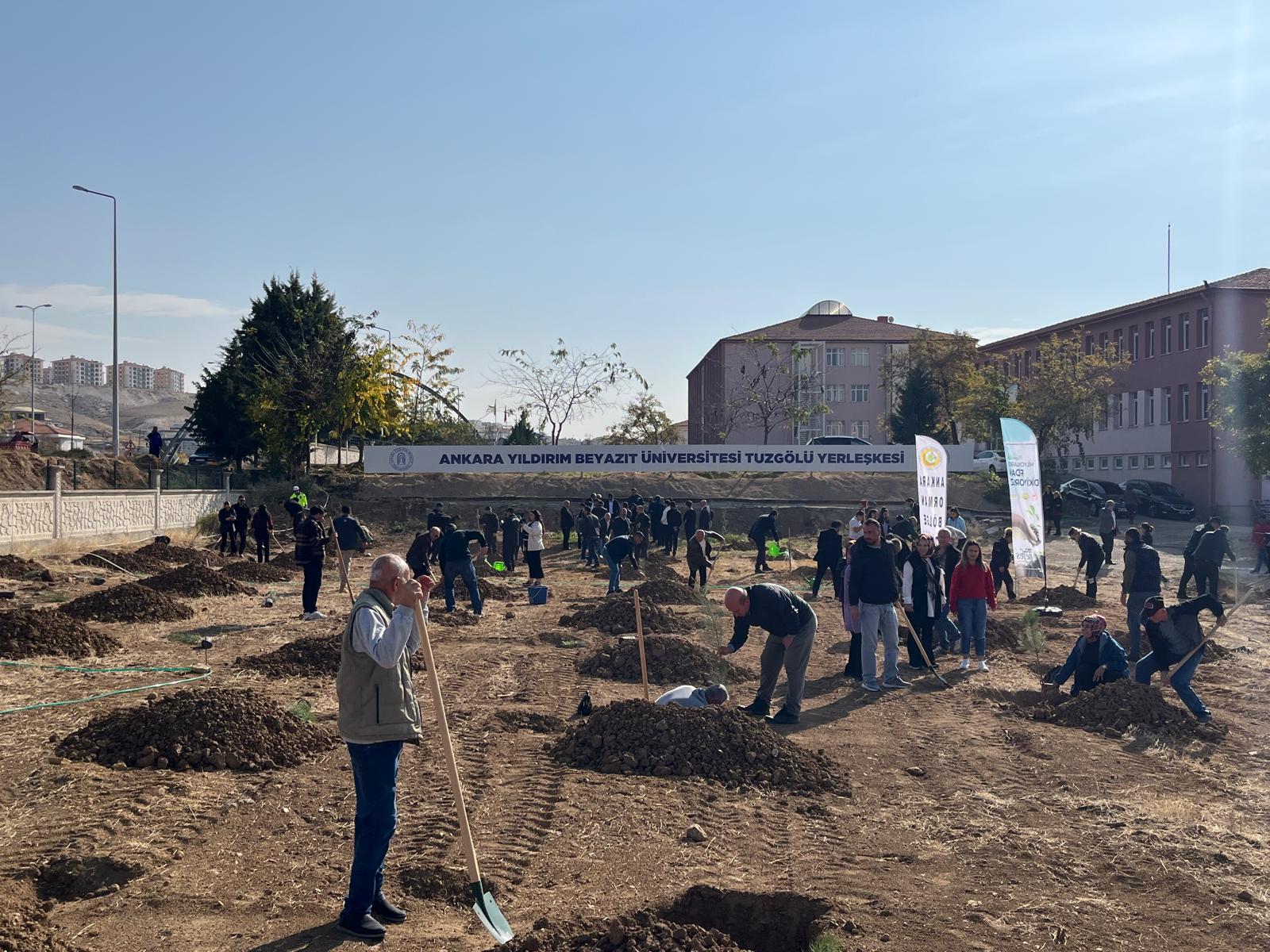 Tuz Gölü Yerleşkemizde 11 Kasım Milli Ağaçlandırma Günü Etkinliği Düzenlendi.