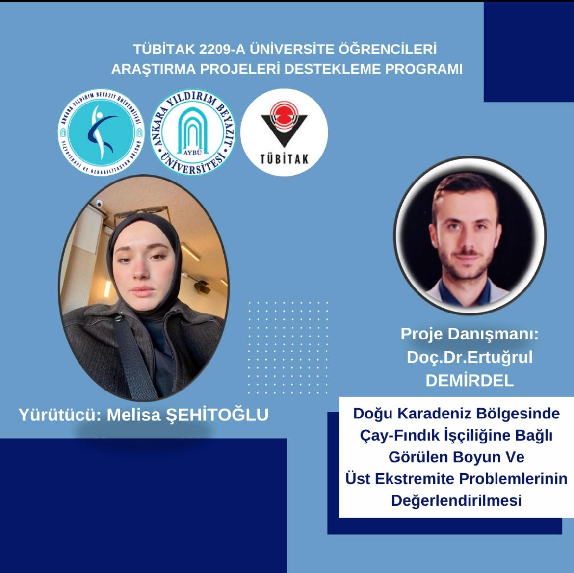 TÜBİTAK 2209-A Üniversite Öğrencileri Araştırma Projeleri Destekleme Programı Kapsamında Kabul Edilen Proje