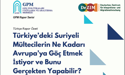 Türkiye’deki Suriyeli Mültecilerin Ne Kadarı Avrupa’ya Göç Etmek İstiyor ve Bunu Gerçekten Yapabilir?