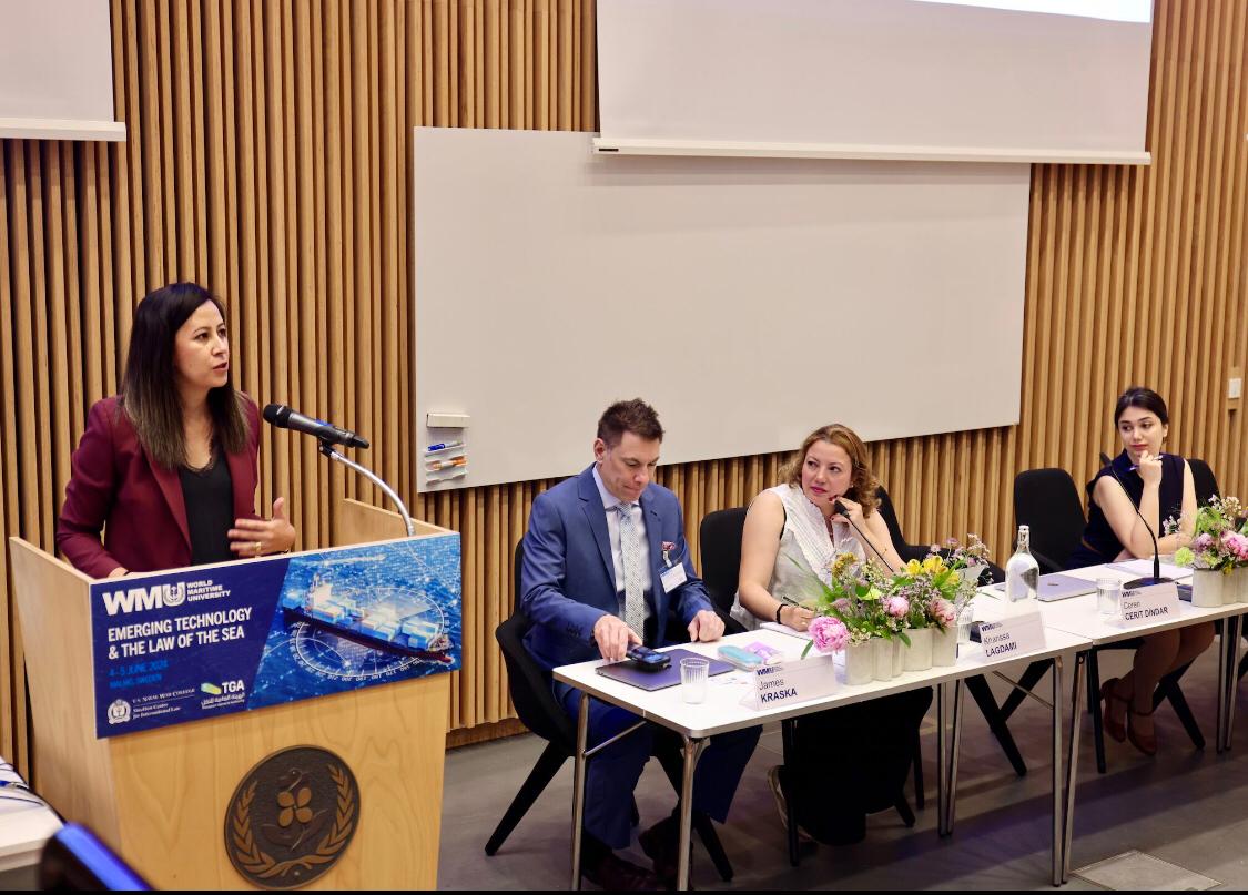  Assist. Prof. Ceren Cerit Dindar, Head of the Department of Maritime Law at our Faculty, presented a paper at the ;Emerging Technologies ; the Law of the Sea; workshop hosted by the World Maritime University in Malmö, Sweden.