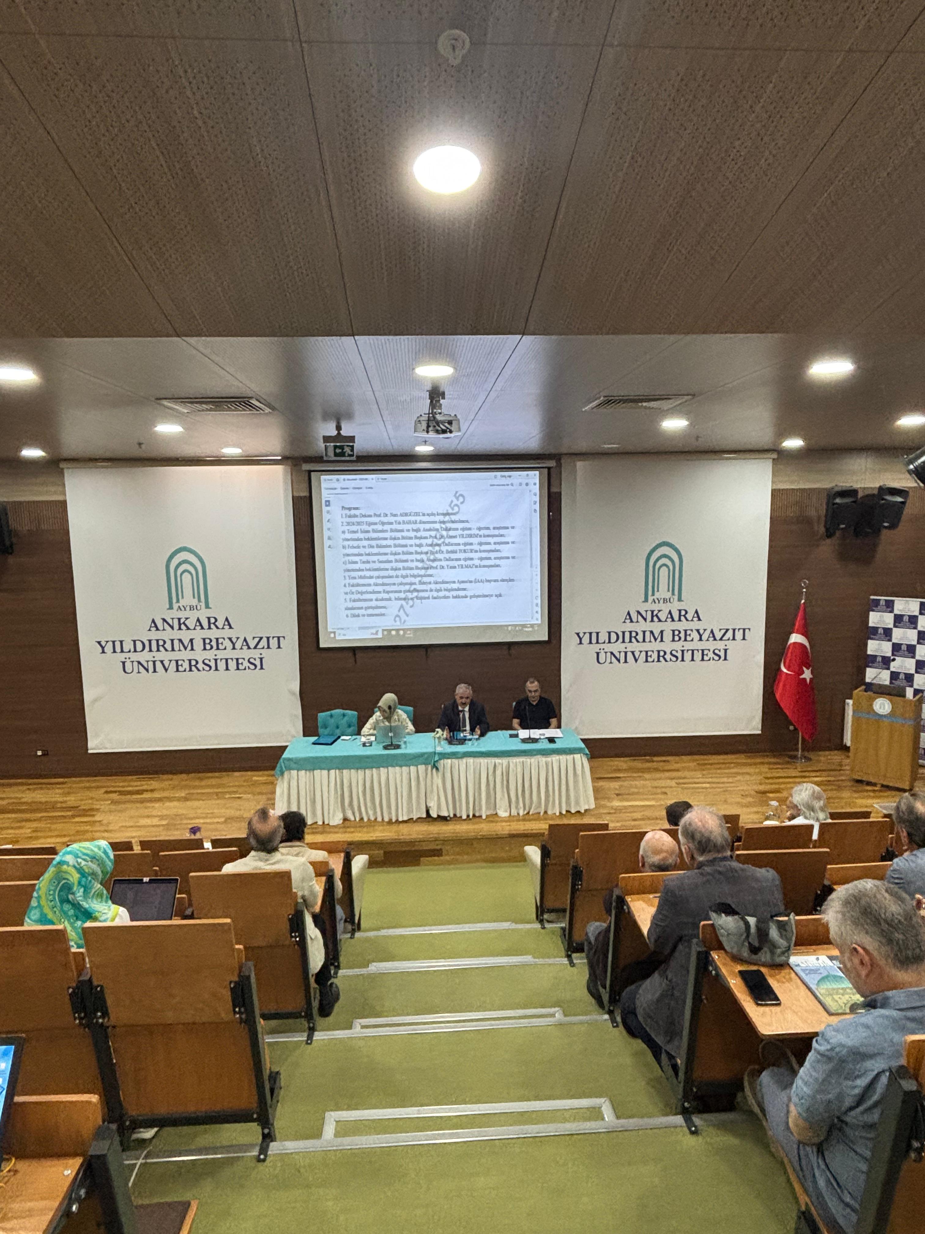 Akademik Genel Kurul Toplantısı Gerçekleştirildi